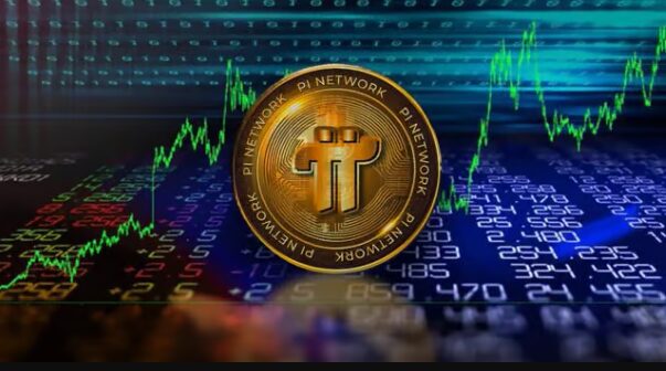 Pi Network币在数字图表背景下的价格走势