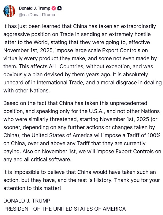TACO？Uptober？10.11史诗级暴跌的币价回来了 我的钱呢？