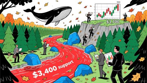 以太坊价格徘徊于3400美元：是崩盘前的反弹，还是牛市突破的起点？