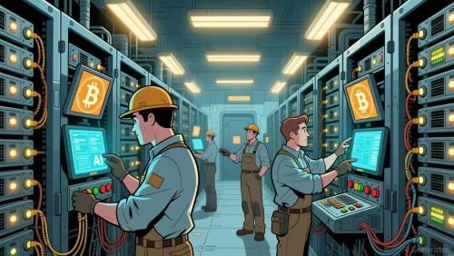 比特币矿工的双重赌注：人工智能转型与加密货币波动