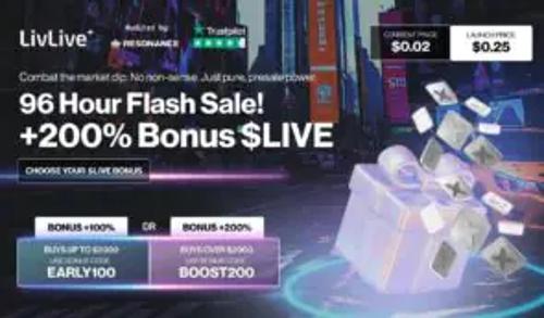 LivLive崭露头角：2025年最具潜力的加密货币预售项目，超越BNB与市场炒作