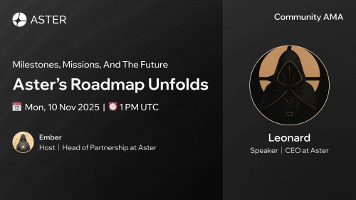 Aster CEO详解代币价值，质押与链上回购将至