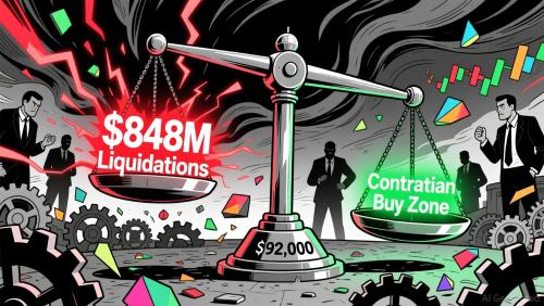 比特币关键点位：92,000美元面临8.48亿美元清算风险，逆向投资者的布局良机